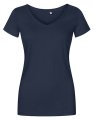 Dames T-shirt Promodoro V-Neck French Navy